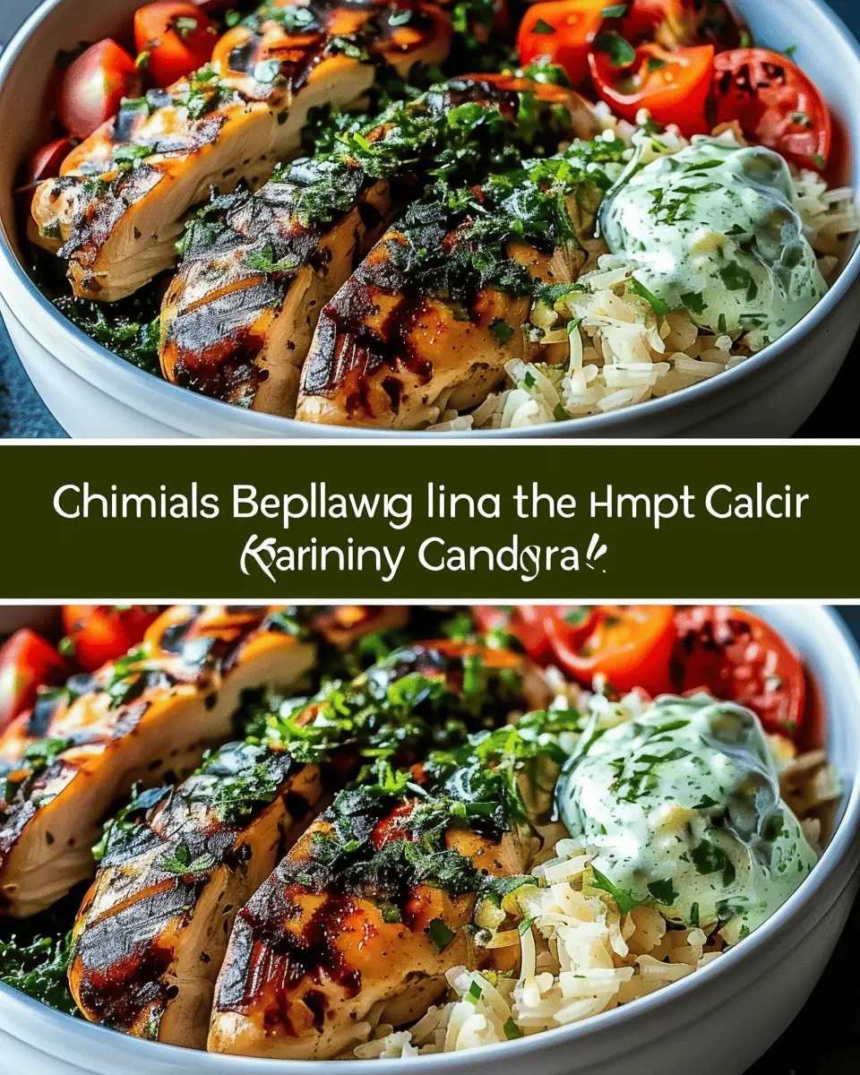 Chimichurri Grilled Chicken Bowl with Garlic Sauce: A Juicy Delight