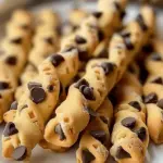 Chocolate Chip Cookie Dough Twists