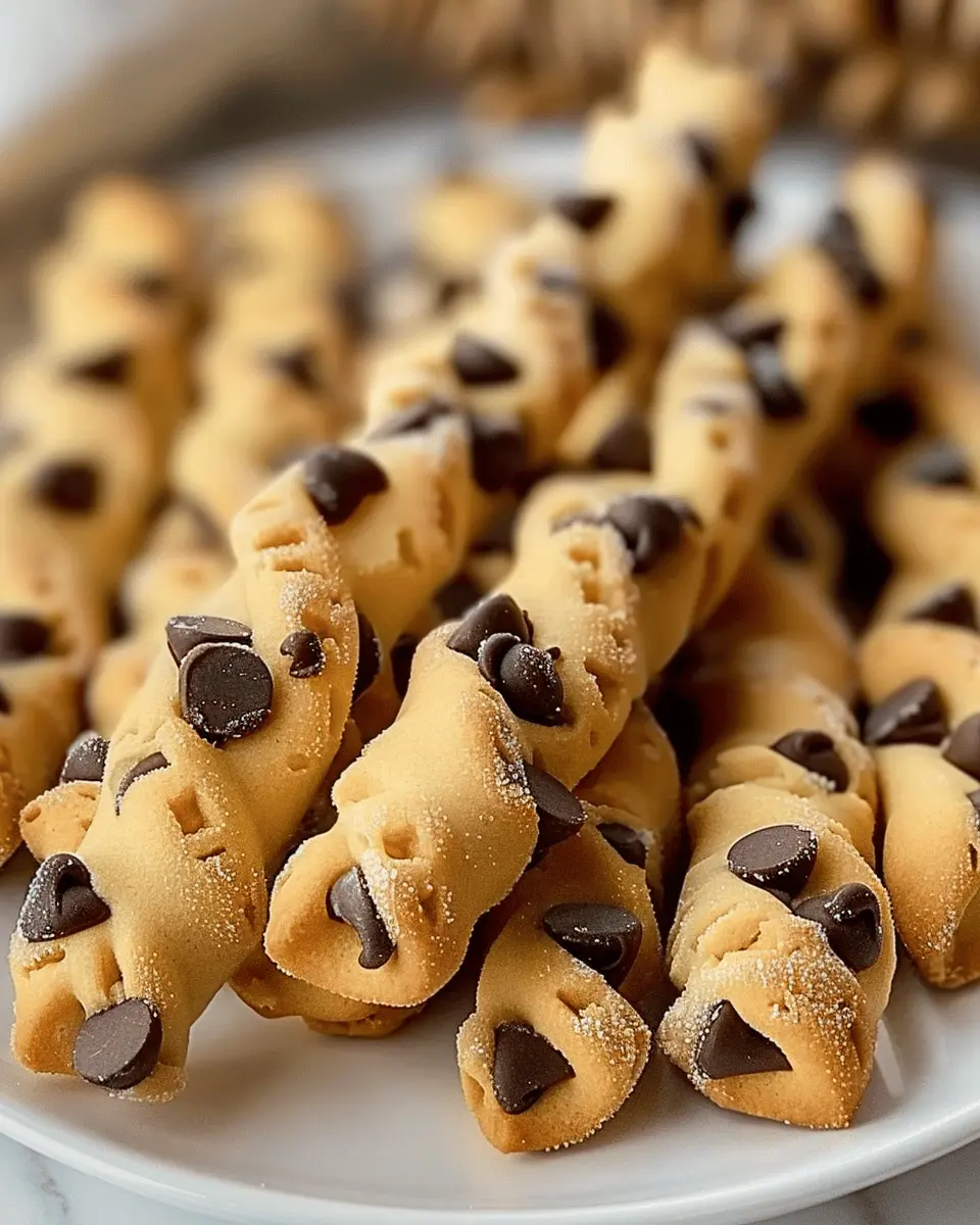 Chocolate Chip Cookie Dough Twists: The Best Homemade Treats