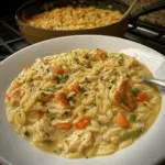 Creamy Chicken Pot Pie Orzo