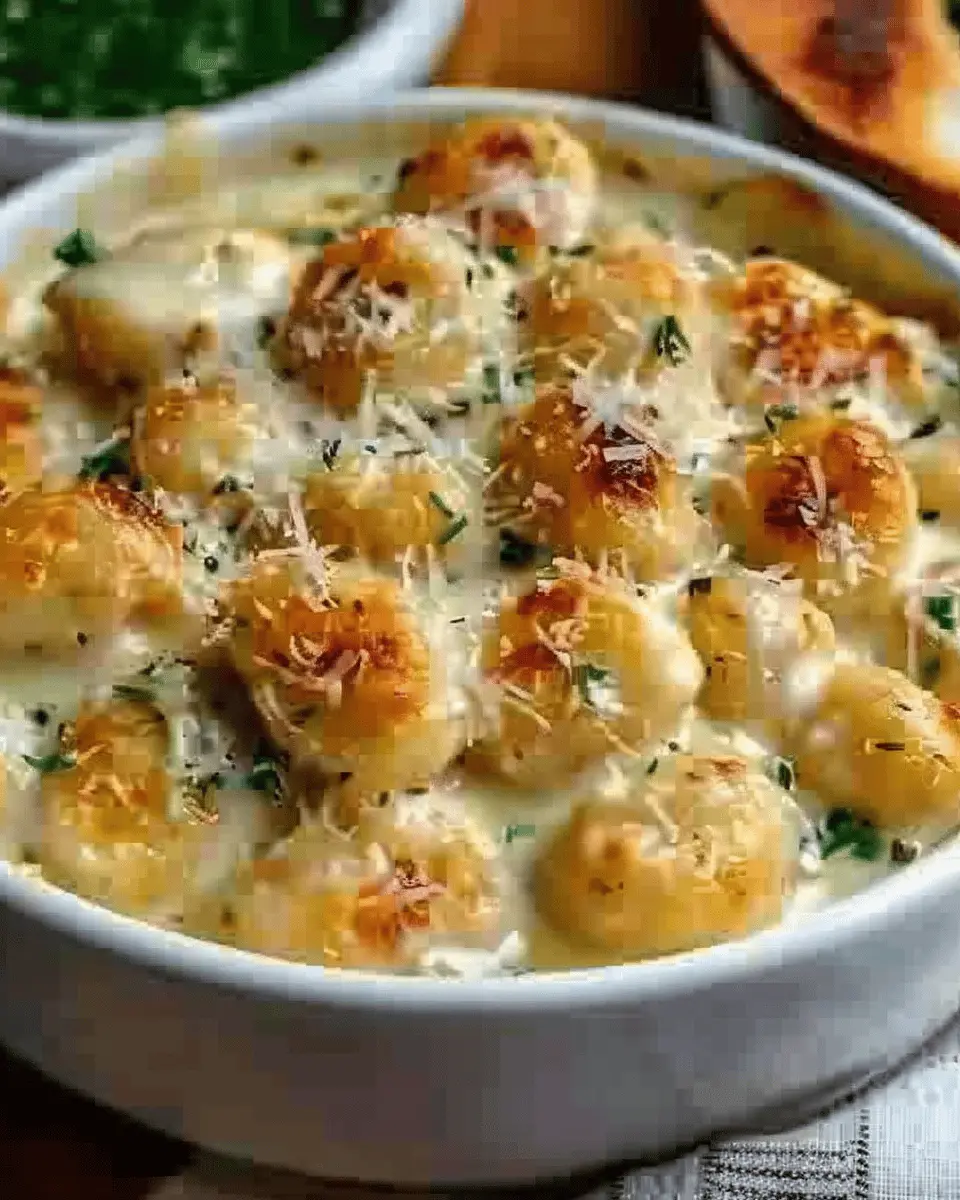 Creamy Crack Chicken Gnocchi with Turkey Bacon and Chicken Ham Delight