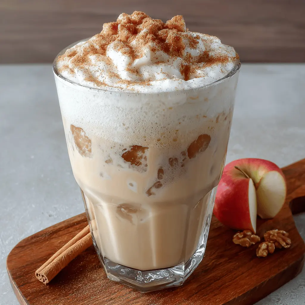 Iced Apple Crisp Cream Chai Latte: Easy Recipe for Refreshing Flavor