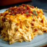 Irresistible Spicy Southern Cheesy Chicken Spaghetti Casserole