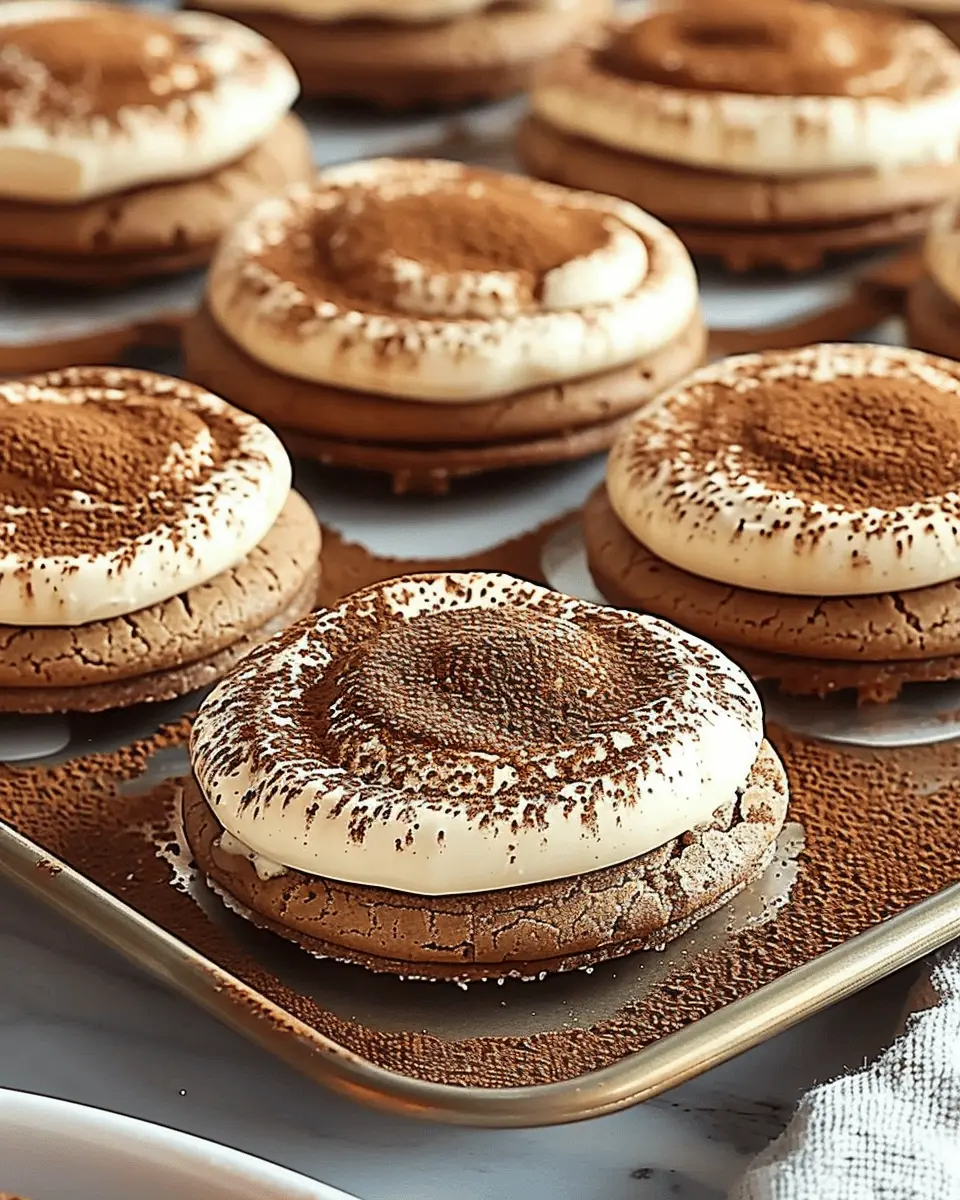 Irresistible Tiramisu Sandwich Cookies Recipe to Savor at Home