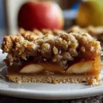 Salted Caramel Apple Crumble Bars Fall Treat