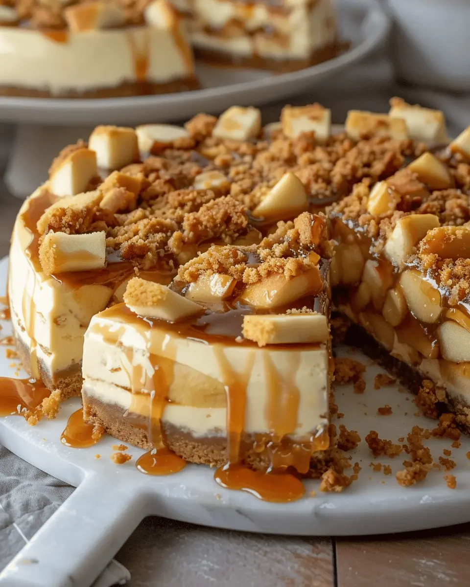 Salted Caramel Apple Pie Cheesecake: The Best Fall Delight