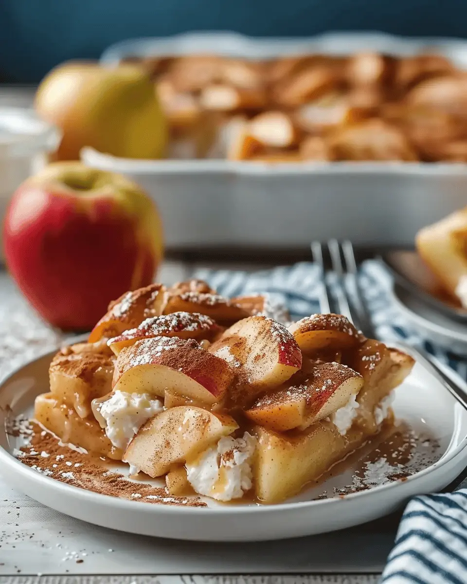 Apple Cinnamon Cottage Cheese Bake: Easy Comfort Food Delight
