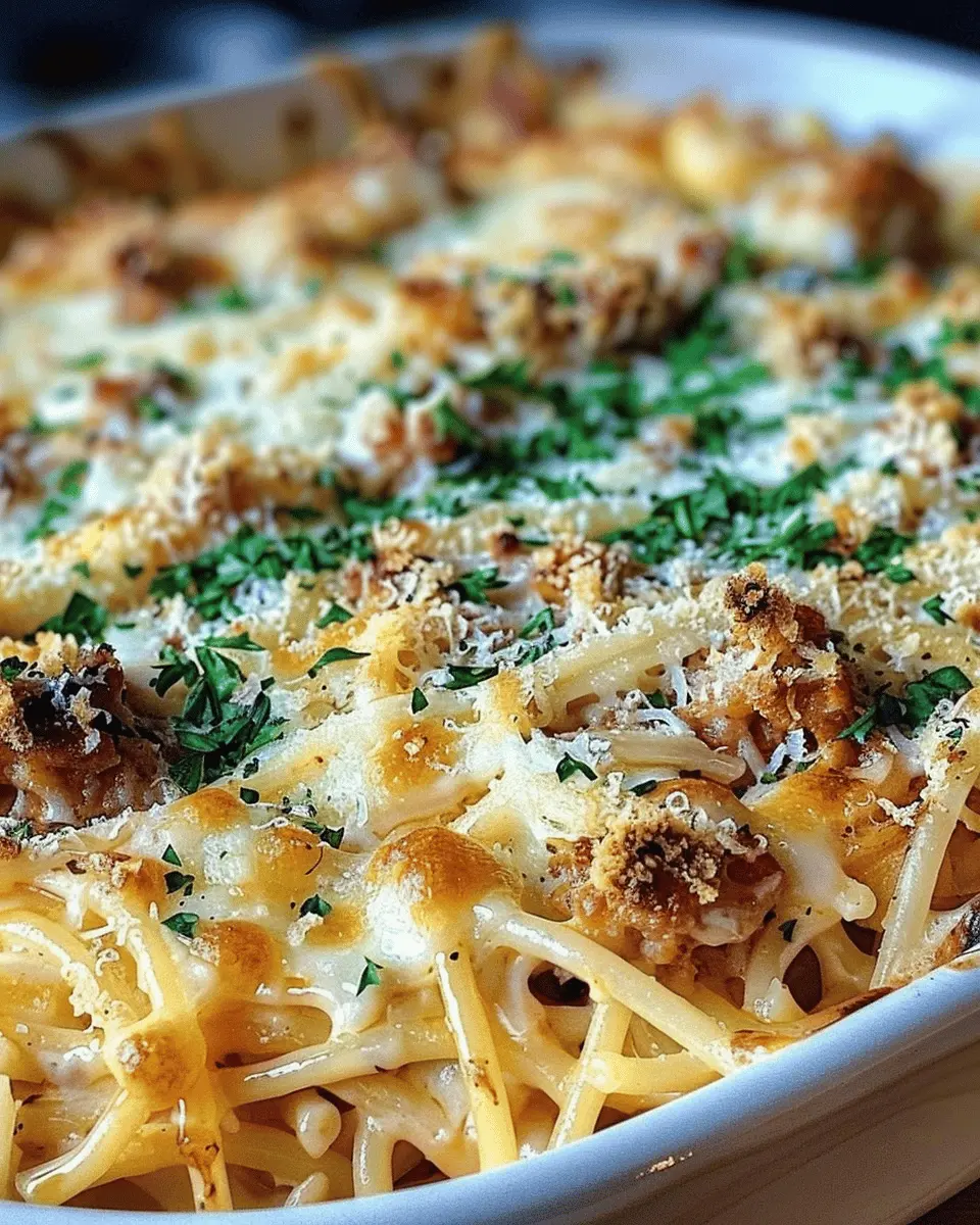 Baked Cream Cheese Spaghetti Casserole Heaven: Indulgent Comfort Food