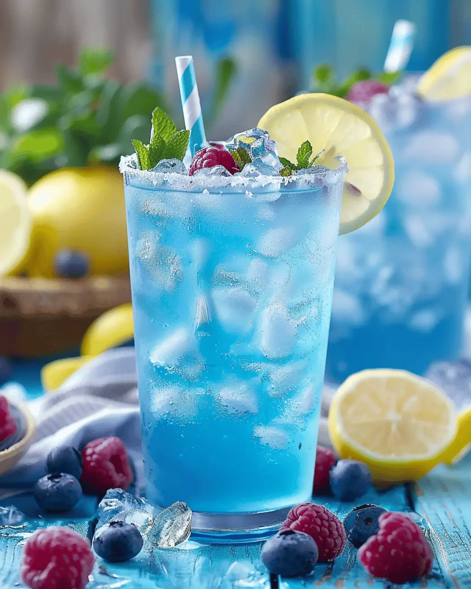 Blue Raspberry Lemonade: The Best Refreshing Summer Drink