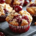 Cherry Cobbler Muffins