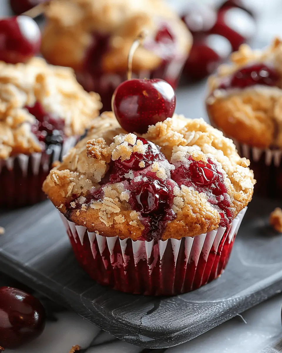 Cherry Cobbler Muffins: Easy Recipe for a Delicious Treat