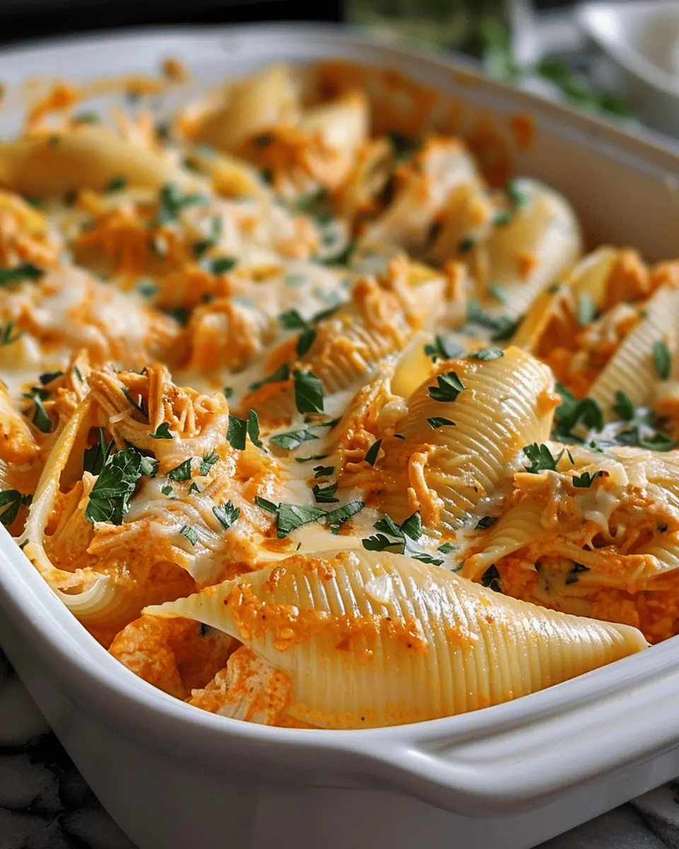 Creamy Buffalo Chicken Stuffed Shells: Easy & Delicious in 30 Minutes