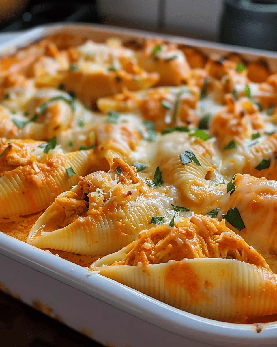Creamy Buffalo Chicken Stuffed Shells: Easy 30-Minute Comfort Food