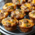 High-Protein Pancake Sausage Mini Muffins