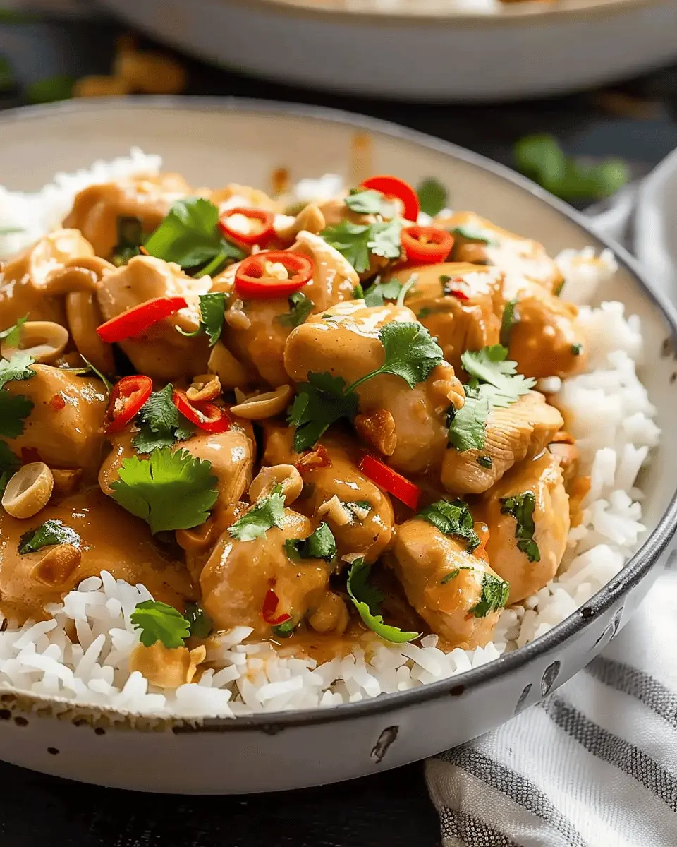 Irresistible Thai Peanut Chicken Ready in Under 30 Minutes