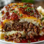 Meatloaf with Mashed Potatoes and Cheese Recipe