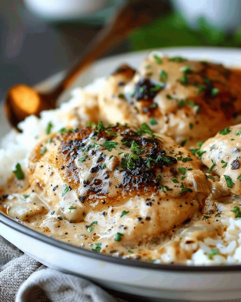 Sizzle Up Creamy Smothered Chicken and Rice for Cozy Nights