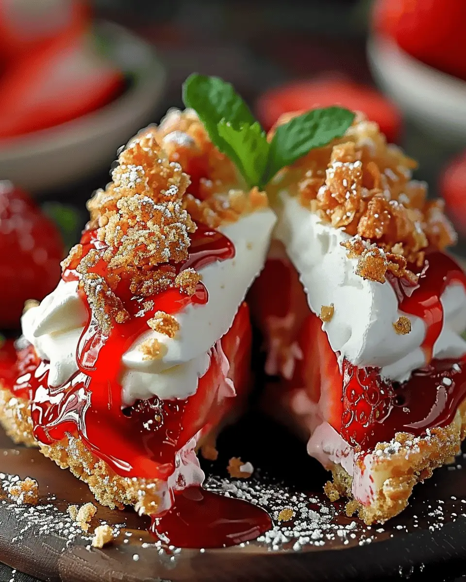 Strawberry Crunch Cheesecake Tacos: Easy and Indulgent Treats