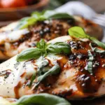 Balsamic Baked Chicken Breast with Mozzarella Cheese Recipe