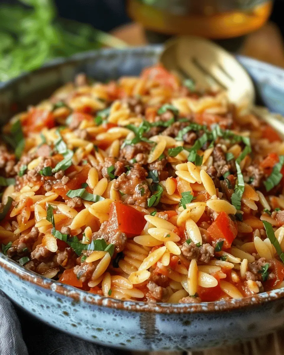 Delicious Ground Beef Orzo Recipe Everyone Will Love to Make