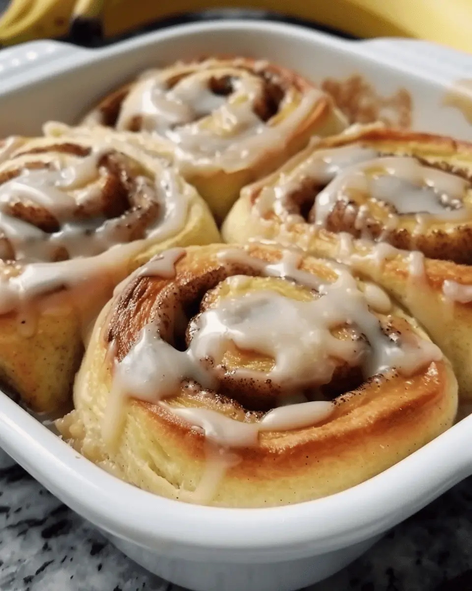 Banana Bread Cinnamon Rolls: Easy Indulgence for Home Bakers