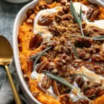 Southern Maple Sweet Potato Casserole