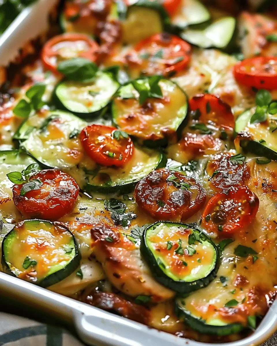 Mediterranean Chicken Zucchini Bake: A Healthy and Flavorful Delight