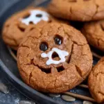 Spooky Ghost Brown Butter Pumpkin Cookies