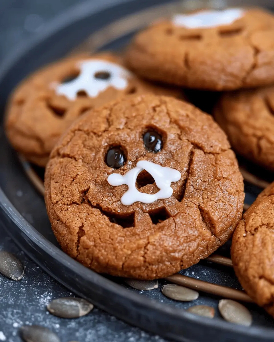 Spooky Ghost Pumpkin Cookies: Indulgent Brown Butter Delight