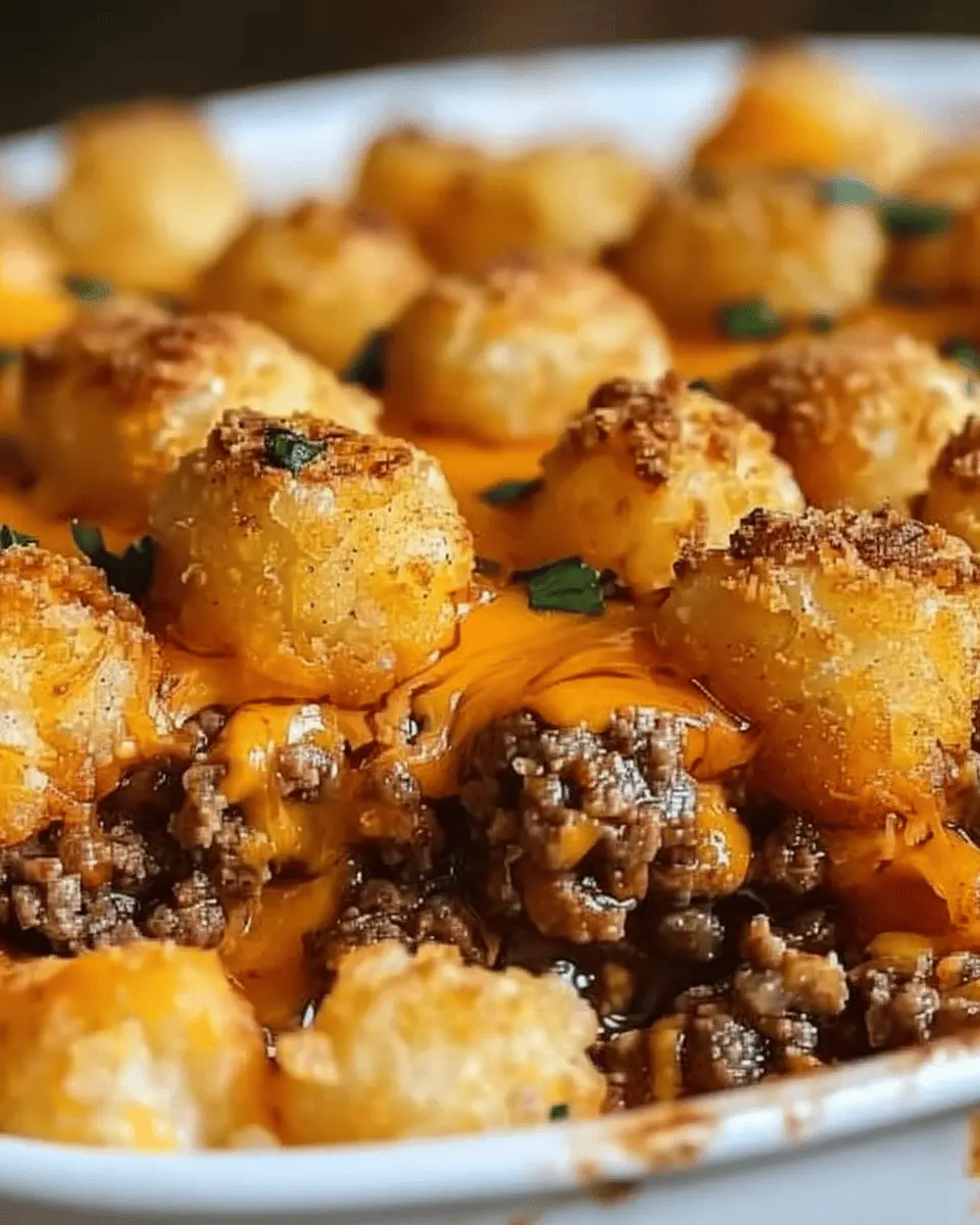 Tater Tot Casserole with Ground Beef: Easy Comfort Food Delight