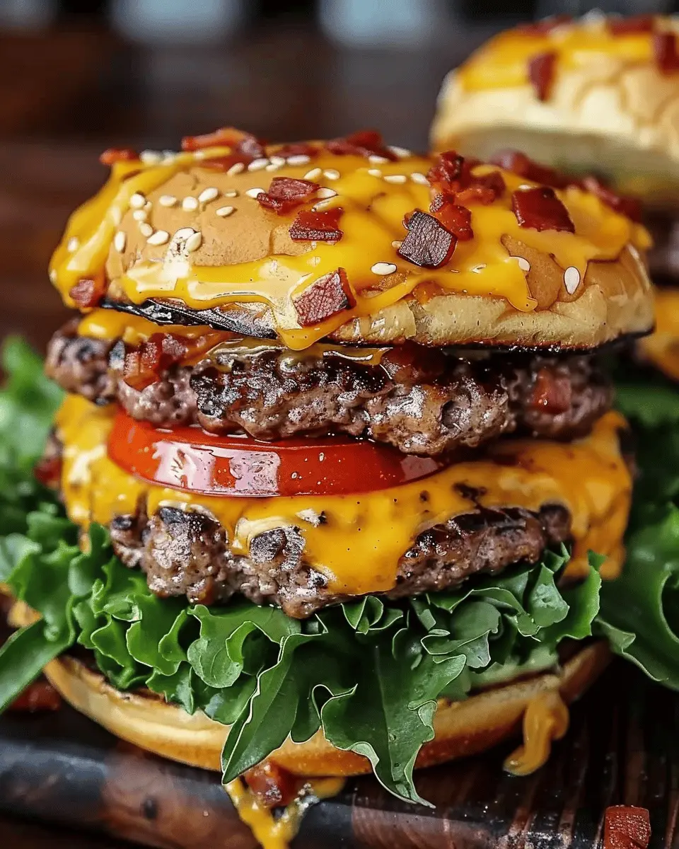 Crack Burgers: Indulgent Turkey Bacon & Beef Delight Recipe