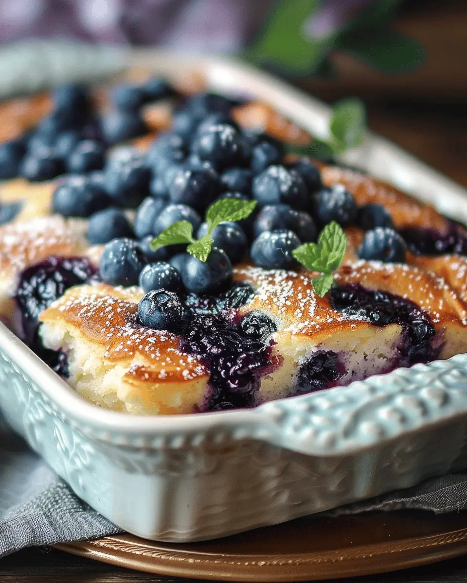 Blueberry Buttermilk Pancake Casserole: The Best Weekend Treat
