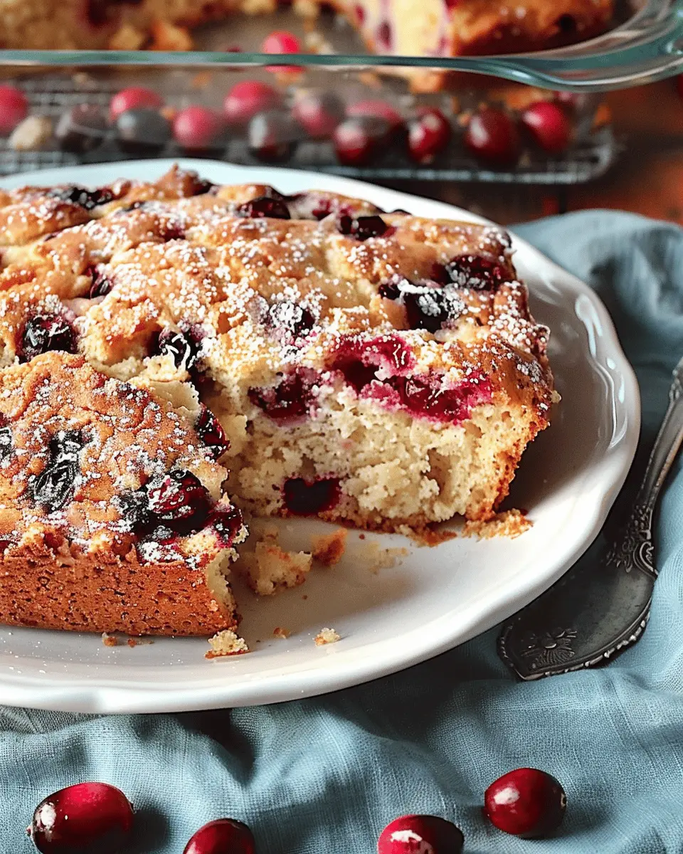 Cranberry Orange Breakfast Cake: An Easy Delight to Share