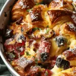 Croissant Breakfast Casserole