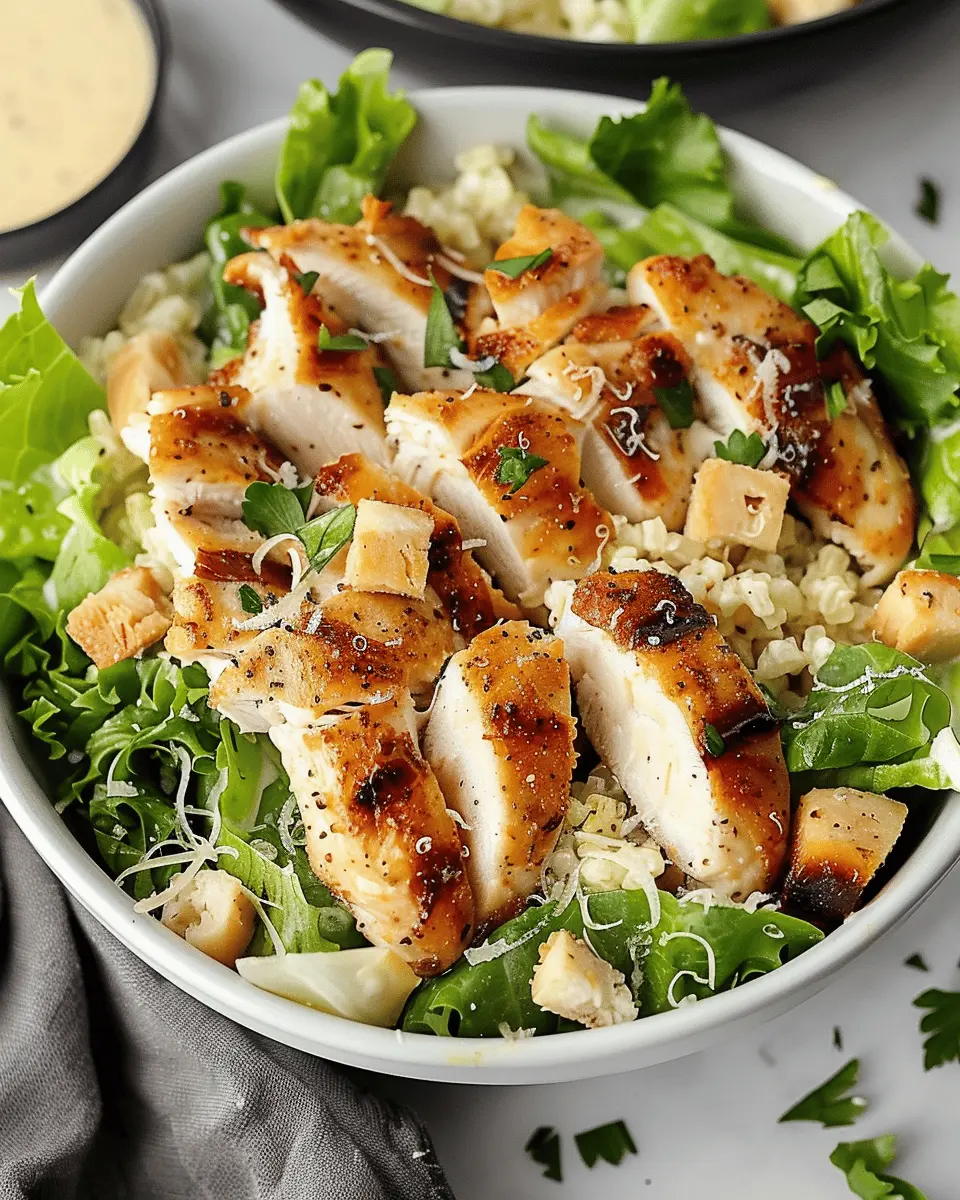 Melt In Your Mouth Caesar Chicken with Turkey Bacon Bliss