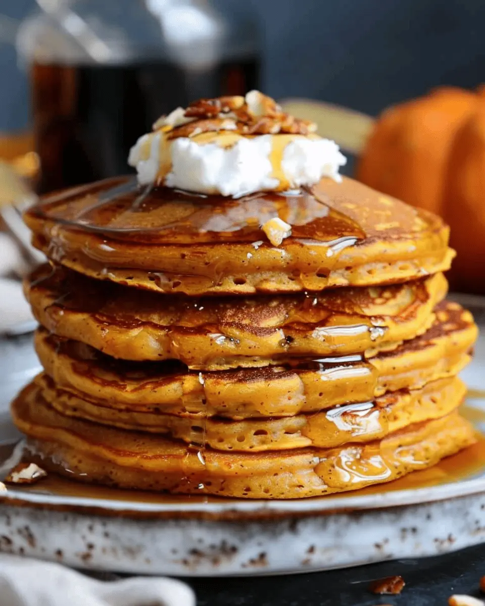 Cottage Cheese Pumpkin Pancakes: Easy Fall Flavor Delight