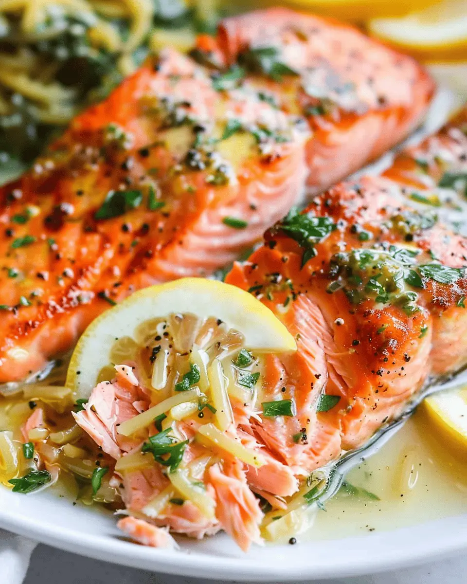 Easy Lemon Butter Salmon: A Juicy Dish You’ll Love to Make