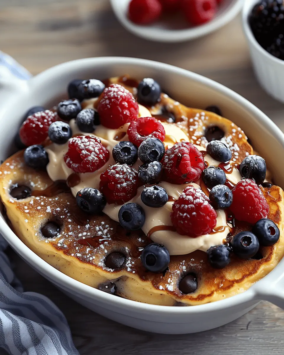 Easy High-Protein Pancake Bowl: Delightful Breakfast with Turkey Bacon