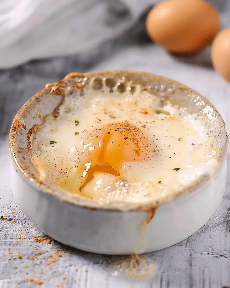 Shirred Eggs: Best Easy Recipe with Turkey Bacon and Chicken Ham