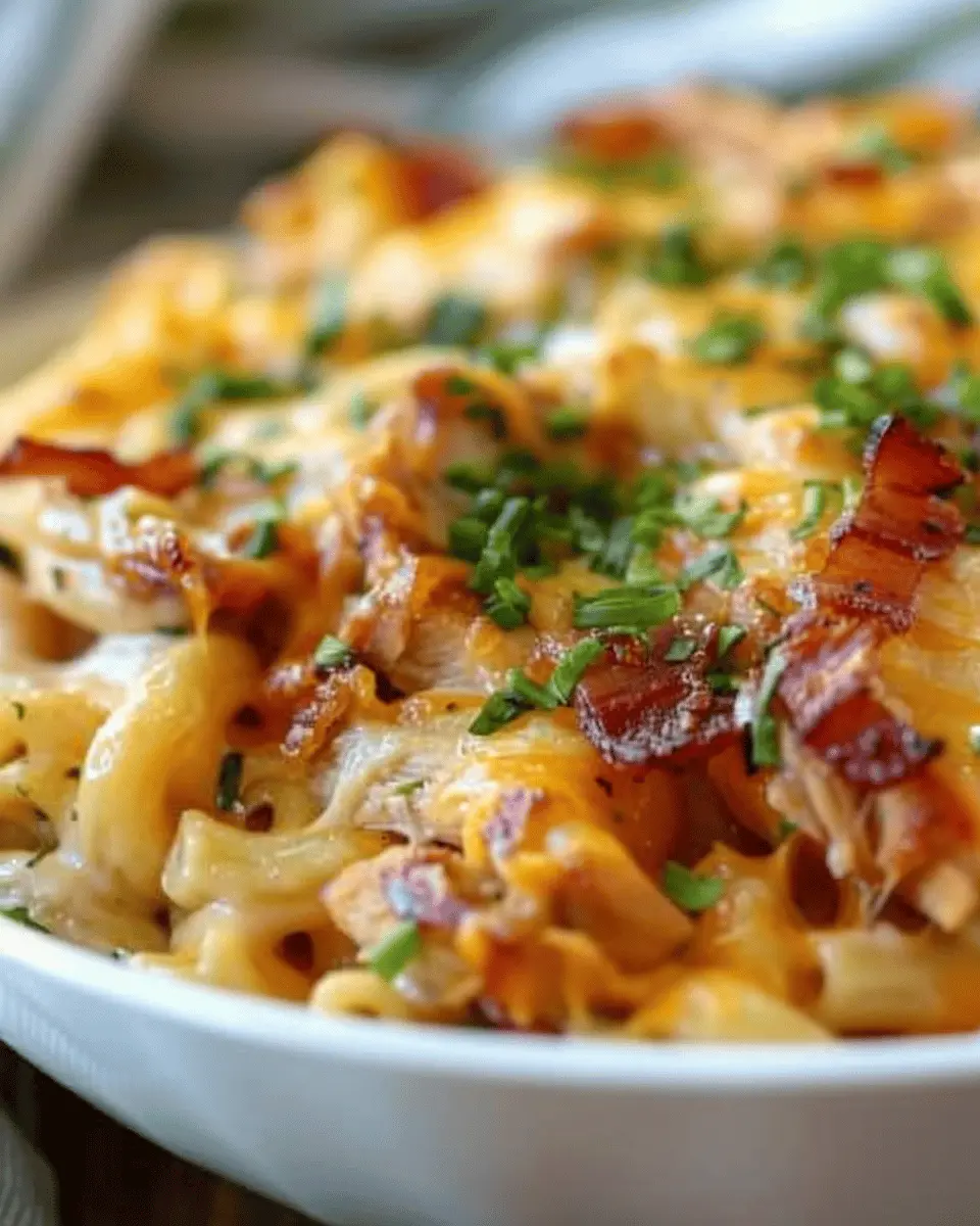 BBQ Chicken Mac and Cheese: Indulgent Comfort Food with Turkey Bacon