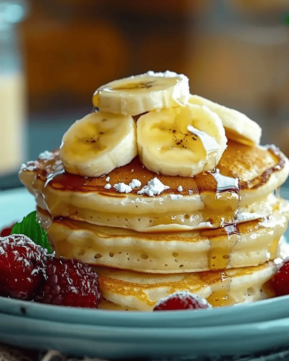Fluffy Banana Pancakes