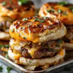 Cheesy Roasted Cabbage Burgers