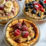 Baked Protein Pancake Bowls