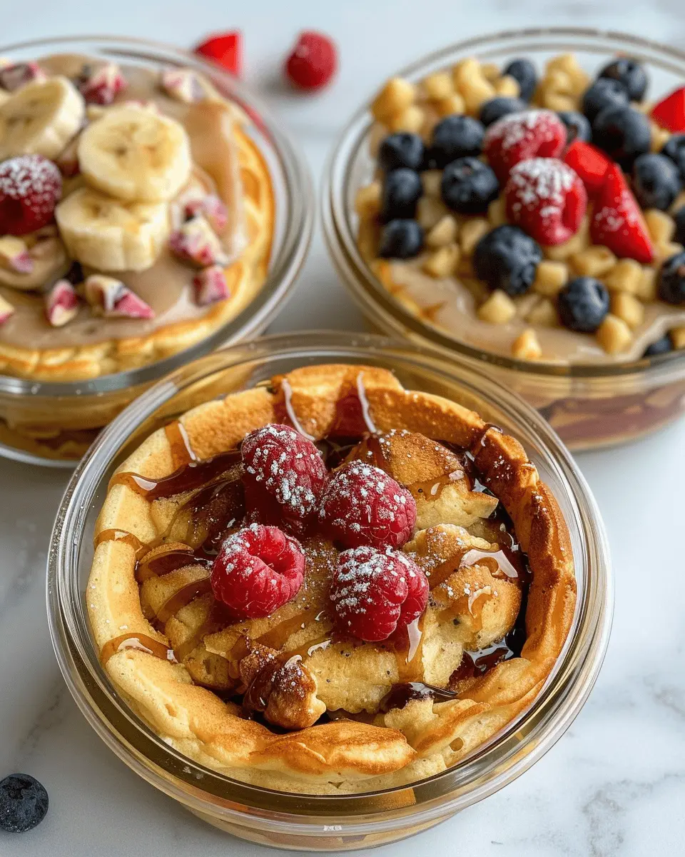 Baked Protein Pancake Bowls: Easy, Delicious, and Wholesome Treats