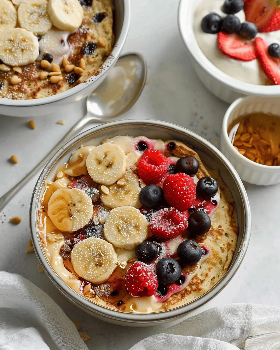 Protein pancake bowls: Easy, delicious, and healthy breakfast option