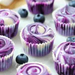 Blueberry Swirl Yogurt Bites