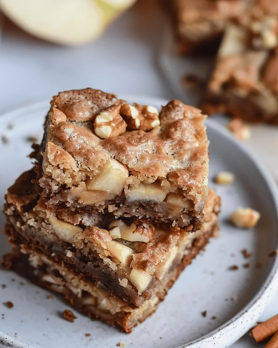 Apple Brownies: Easy Indulgence for the Ultimate Comfort Food