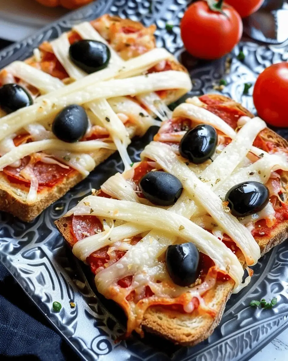 Halloween Mummy Pizza Toast: Easy Ghoulish Treat for All Ages