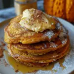 Pumpkin Pancakes with Cinnamon Butter