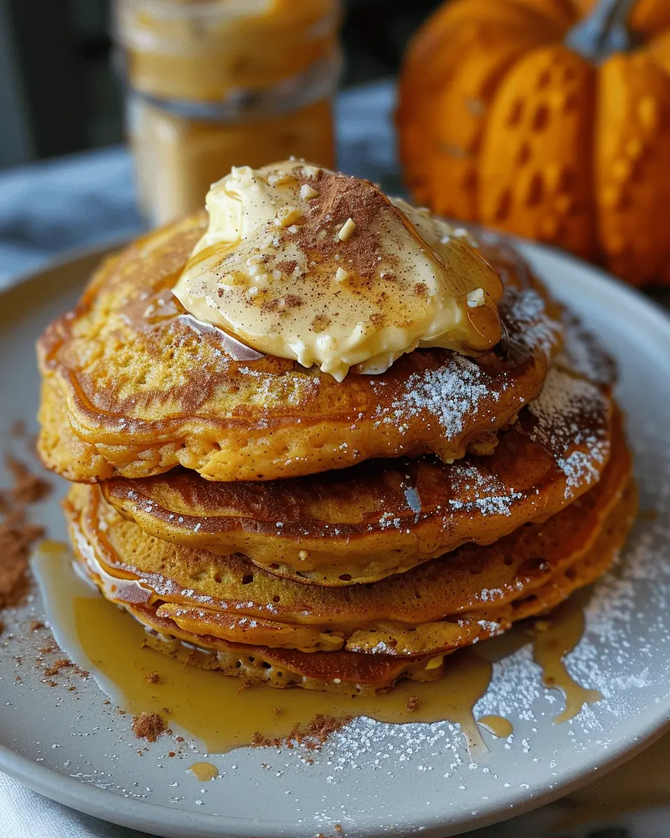 Pumpkin Pancakes with Cinnamon Butter: The Best Fall Treat